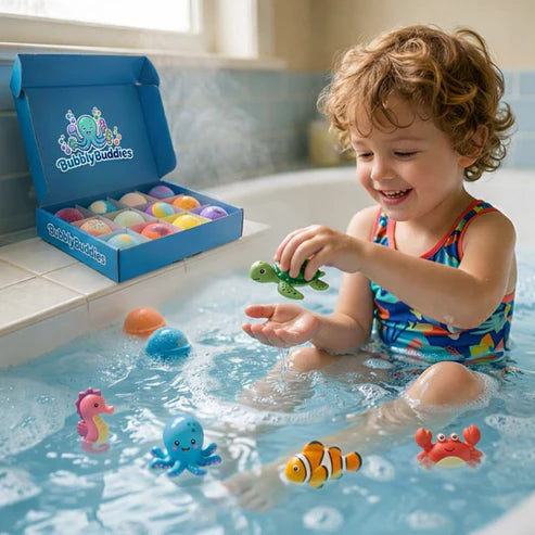 12 Piece Ocean Surprise Toy Bath Bomb Set