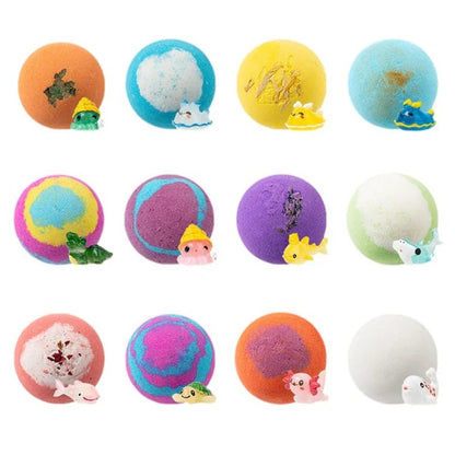 12 Piece Ocean Surprise Toy Bath Bomb Set